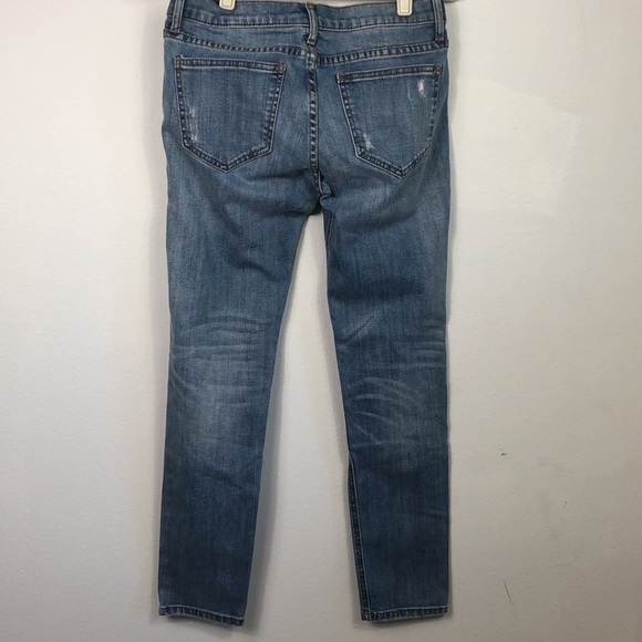 Edyson Relaxed Boyfriend Destroyed Distressed Light Wash 26 Mid Rise - Picture 2 of 13